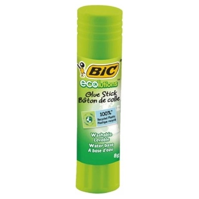BIC Сухо лепило Bic Ecolutions, стик, 8г. , зелено (OK4820)