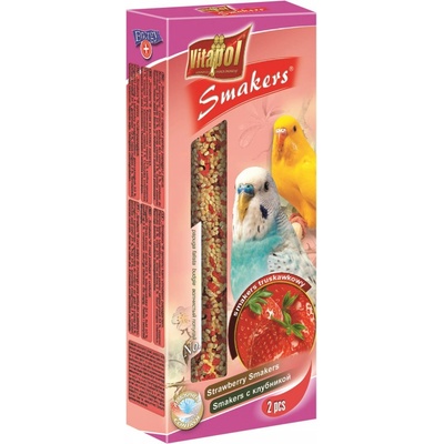 Vitapol Smakers tyčinky pro andulky jahodové 90 g