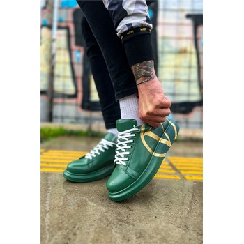 Chekich Унисекс обувки с връзки ch254 cbt - Тъмнозелени #370949 (370949_Зелен)