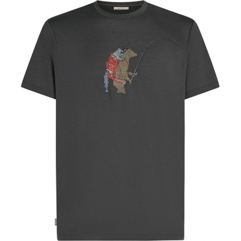 Icebreaker Men Merino 150 Tech Lite SS Tee Bear Catch Размер: L / Цвят: тъмно сив