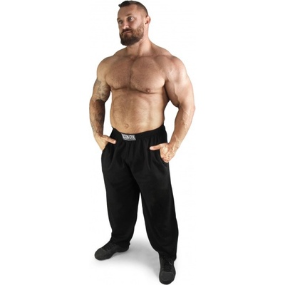 Bizon Gym tepláky černá
