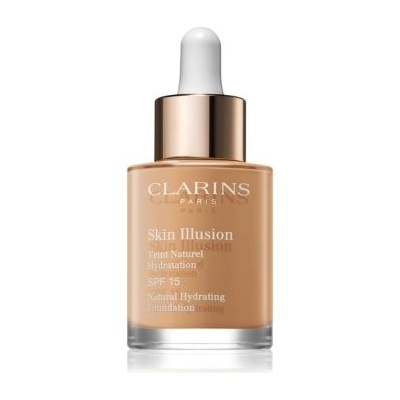 Clarins Face Make-up True Radiance rozjasňující hydratační make-up pro dokonalý vzhled SPF15 114 30 ml