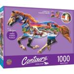 Masterpieces Пъзел Master Pieces от 1000 части - Бягащият кон