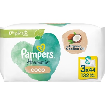 Image 1 of Pampers Мокри кърпички Pampers Harmonie Coco - 3x44 броя