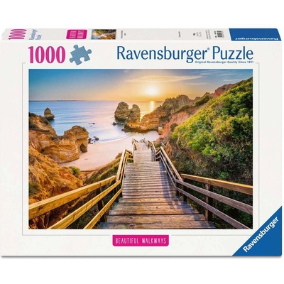 Ravensburger Пъзел Ravensburger от 1000 части - Стълбище към плажа Камило (12001761)
