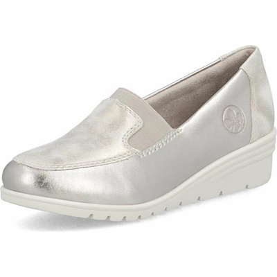 RIEKER Dámske mokasíny L5351-60 zlatá