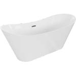 Mexen Celia 170x75 cm white/brushed gun grey (52331707500-66)