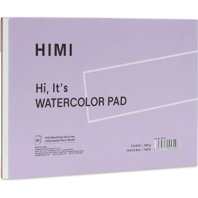 HIMI blok pro akvarel 14 x 21.6 cm Purple