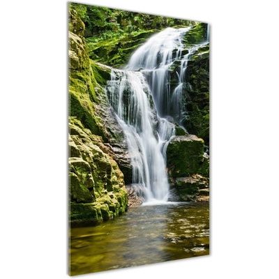Vertikálny foto obraz sklenený Vodopád 50x100 cm