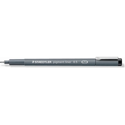 STAEDTLER Fineliner пигментен лайнер 0, 5 мм черен (308 05-9)