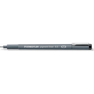 STAEDTLER Fineliner пигментен лайнер 0, 5 мм черен (308 05-9)