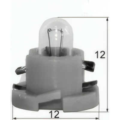 Autolamp 12V 1,4W T5 -plastická pätica