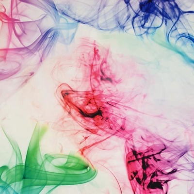 Satén N5878, farebný dym, š.140