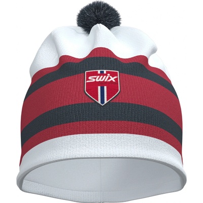 Swix Tradition light čepice bright white/swix red