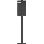 KENO Универсален заряден стълб с визьор и дръжка ral 9005 (l-05)