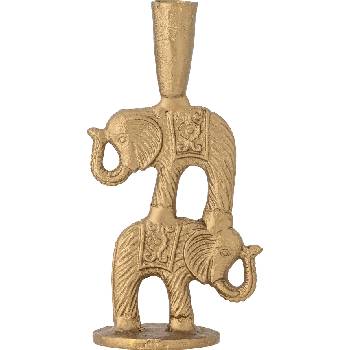 Bloomingville Свещник Jazz от месинг 21 см (82068102)