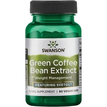 Swanson Green Coffee Bean Extract, 60 капсули, Swanson (SWD060)