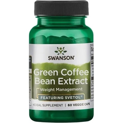 Swanson Green Coffee Bean Extract, 60 капсули, Swanson (SWD060)