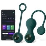 Magic Motion CRYSTAL DUO APP Комплект за укрепване на тазовото дъно зелен (P23533)
