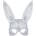 Fever Jewel Bunny Mask Silver