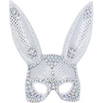 Fever Jewel Bunny Mask Silver