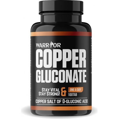Warrior Měď Copper Glucon 100 tablet