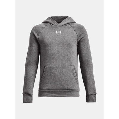 Under Armour mikina UA Rival Fleece Hoodie šedá