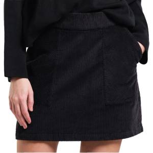 DEDICATED Дамска пола Dedicated Women's Skirt Majorna Corduroy Skirt - Black - размер XS (113-0968-0111)