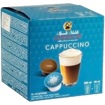 Image 1 of Gran Caffe GARIBALDI Кафе капсула Garibaldi Cappuccino 16 бр. , съвместими с Dolce Gusto (100454)