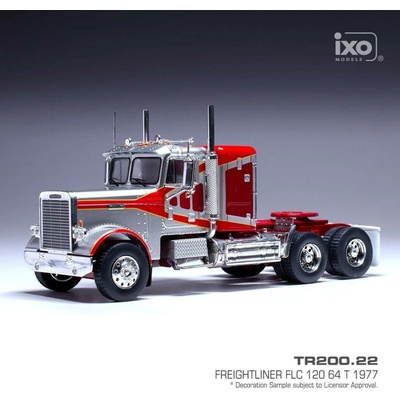 IXO Freightliner FLC 120 64 T 1977Červená 1:43