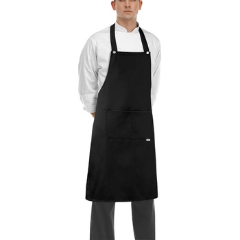 Egochef Разнообразни модели престилки в черно от Его Шеф, Италия (6113 002c)