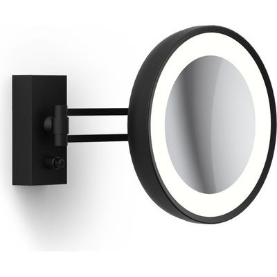 Увеличително козметично огледало x7 BS 36 стенно черен мат (0123860)