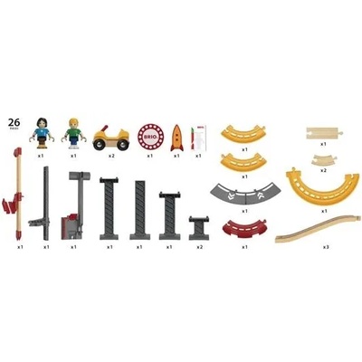 BRIO комплект Дървенo увеселително влакче (33730)