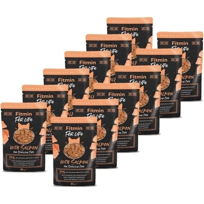 Fitmin Cat For Life Sterilized Salmon 12 x 85 g