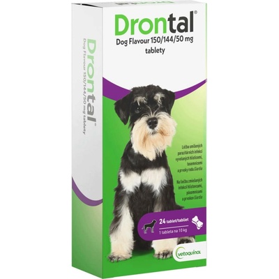 Drontal Dog Flavour 150/144/50mg pro psy 2 tablety – Zboží Dáma