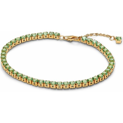 PANDORA Tenisový zelený náramek 18 561469C02-18