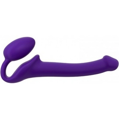 Strap-on-me Silicone bendable strap on Purple Strap-on dildo fialové XL
