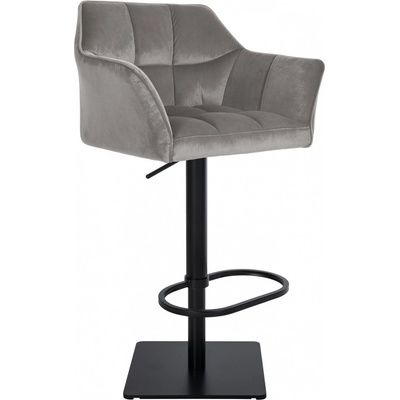 Design-Shop Damaso B samet Šedá