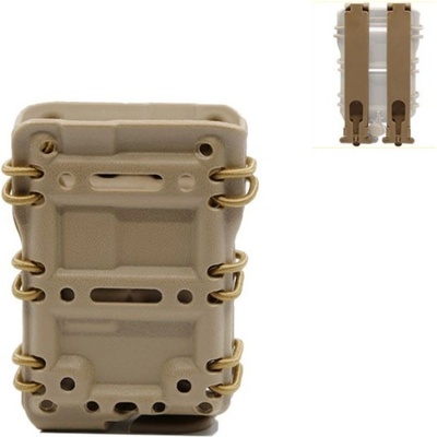 Wosport Plastová molle na 5.56 zásobníky M4/M16 TAN