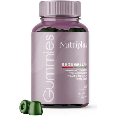 Nutriplus Red & Green Mix Gummy 60 bonbonů