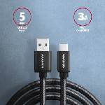 AXAGON Кабел Axagon BUCM3-AM15AB USB C - USB A 3.2 Gen 1 1, 5 м, черен (BUCM3-AM15AB)