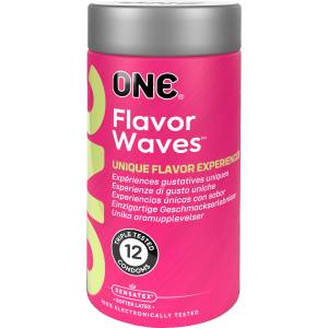 ONE Flavor Waves, 12 tasty condoms