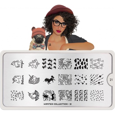 Image destička MoYou Hipster 21 – Zbozi.Blesk.cz