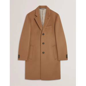Ted Baker Mens City Overcoat - Brown