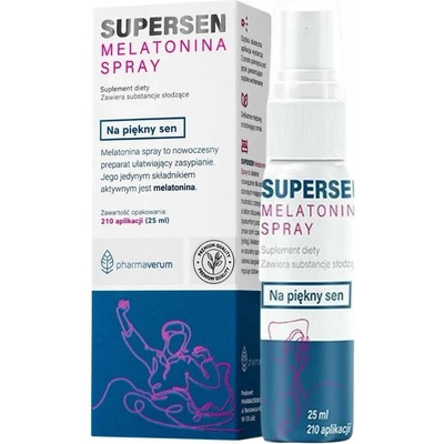 Pharmaverum SuperSen Melatonin Spray Mätový 25 ml