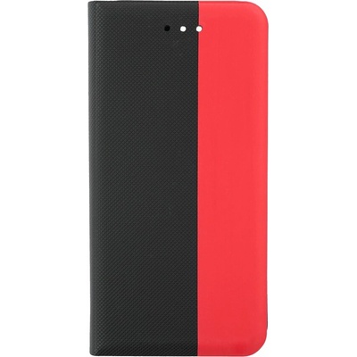 Prio Флип калъф за Apple iPhone 13 Pro от изкуствена кожа червено-черен (16003)