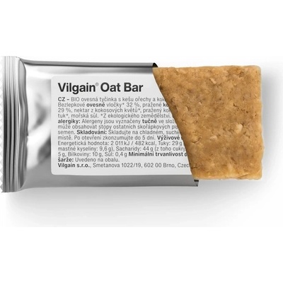 Vilgain Oat Bar BIO 50 g