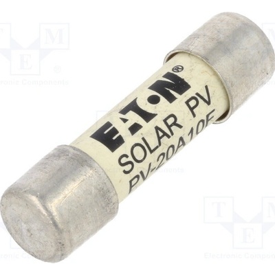 BUSSMANN PV-20A10F Pojistka: tavná; gPV; 20A; 1kVDC; keramická,kulatý,průmyslová