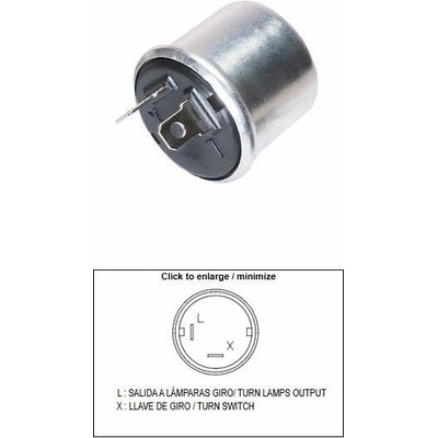 DZE přerušovač blinkrů univerzální (12V 2+2 21W)