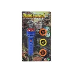Mádara Battery operated projector, 24 pictures, dinosaurs